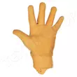 Cerva VACHER bőrkesztyű sárga - 9