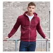 Just Hoods AWJH250 Organic Zoodie burgundy - L