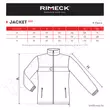 Rimeck Jacket női cipzáras polár pulóver 504