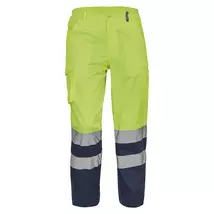 Cerva BURGOS Hi-Vis nadrág sárga/navy