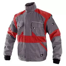 CXS Luxy Eda kabát szürke/piros - 1156-BL