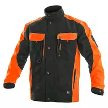 CXS Sirius Brighton kabát fekete/narancs - 1180-CNORBL