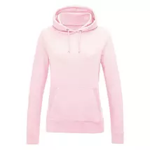 Just Hoods AWJH001F Women's College Hoodie baby pink