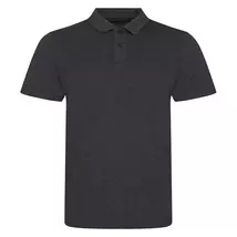 Just Polos JP001 Tri-Blend Polo heather charcoal