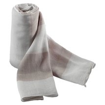 K-UP KP067 Cheche Scarf beige/white