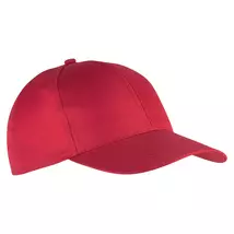 K-UP KP156 Polyester Cap - 6 Panels red