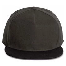 K-UP KP159 Snapback Cap - 5 Panels grey/black