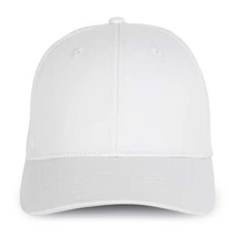 K-UP KP173 Baseball Cap - 6 Panels white