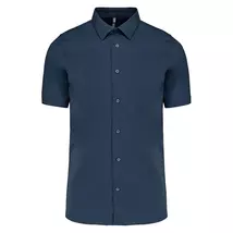 Kariban KA531 Short-Sleeved Cotton/Elastane Shirt navy