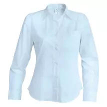 Kariban KA534 Ladies' Long-Sleeved Oxford Shirt blue