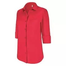 Kariban KA558 Ladies' 3/4 Sleeved Shirt red