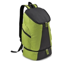 Kimood KI0102 Sports Backpack lime/black