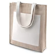 Kimood KI0221 Jute Shopper Bag natural