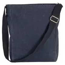 Kimood KI0351 Cotton Canvas Shoulder Bag blue