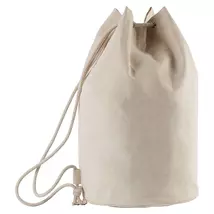 Kimood KI0629 Cotton Sailor-Style Bag With Drawstring natural