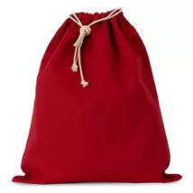 Kimood KI0747 Cotton Bag With Drawcord Closure - Large Size red