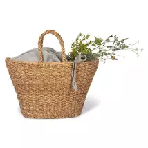 Kimood KI5208 Hand-Woven Basket seagrass