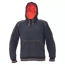 KNOXFIELD hoodie antracit/piros