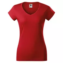 Malfini Fit V-neck póló női 162 - piros