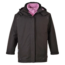 Portwest S571 Elgin női kabát 3/1 fekete PW-S571BKR