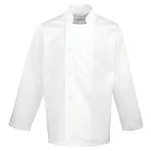 Premier PR657 Long Sleeve Chef's Jacket white