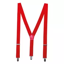 Premier PR701 Clip-On Trouser Braces/Suspenders red