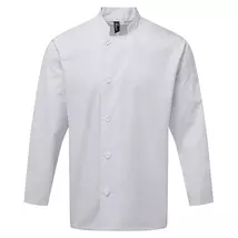 Premier PR901 Essential Long Sleeve Chef's Jacket white