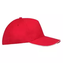 Sol's SO88110 Sunny - Five Panel Cap red/white