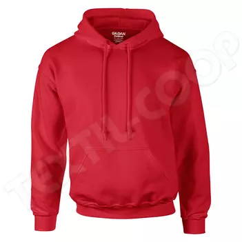 Gildan GI12500 Dryblend Hooded Sweatshirt red