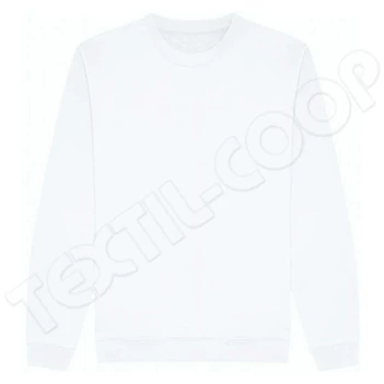 Just Hoods AWJH230 Organic Sweat white