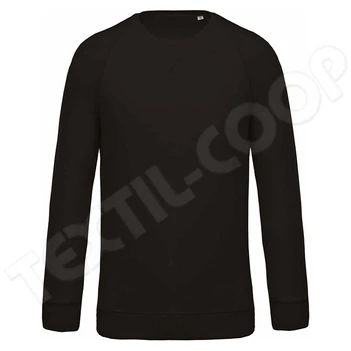 Kariban KA480 Organic Raglan Sleeve Sweatshirt black