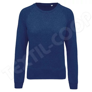 Kariban KA481 Organic Raglan Sleeve Sweatshirt blue