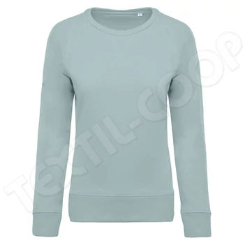 Kariban KA481 Organic Raglan Sleeve Sweatshirt snow grey