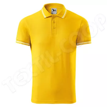 Malfini Urban galléros póló férfi 219 sárga - L