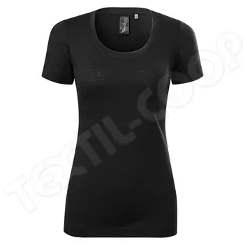 MalfiniPremium Merino Rise női póló 158 - fekete