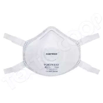 Portwest P305 FFP3 prémium légzésvédő maszk fehér PW-P305WHR