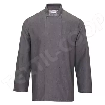 Premier PR660 Chef's Denim Jacket grey denim