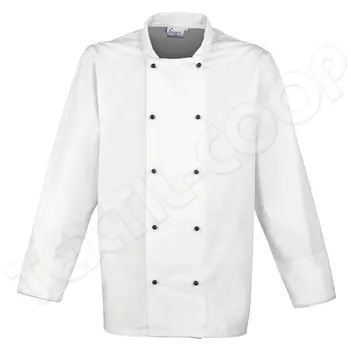 Premier PR661 Cuisine Long Sleeve Chef's Jacket white