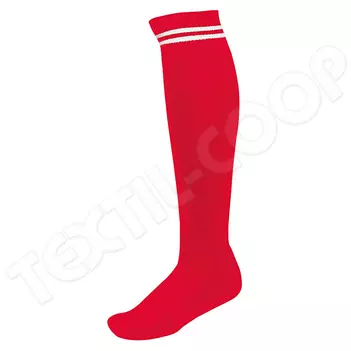 Proact PA015 Striped Sports Socks red/white