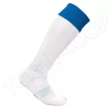 Proact PA0300 Two-Tone Sports Socks white/royal blue