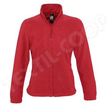 Sol's SO54500 North Women Zipped Fleece Jacket red